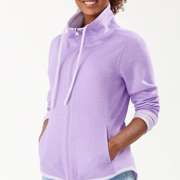 Tommy Bahama Tops - Tommy Bahama Sun Fade Flipside Full Zip Sweater